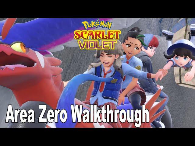 Pokemon Scarlet Violet Area Zero Walkthrough [HD 1080P]