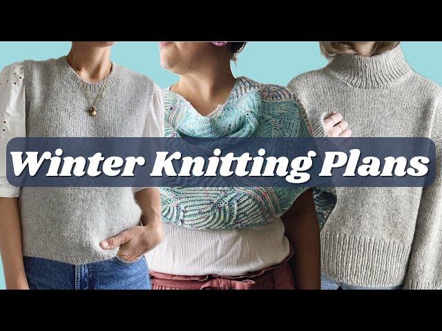 It's getting colder! 5 winter knitting patterns I have on my list ️