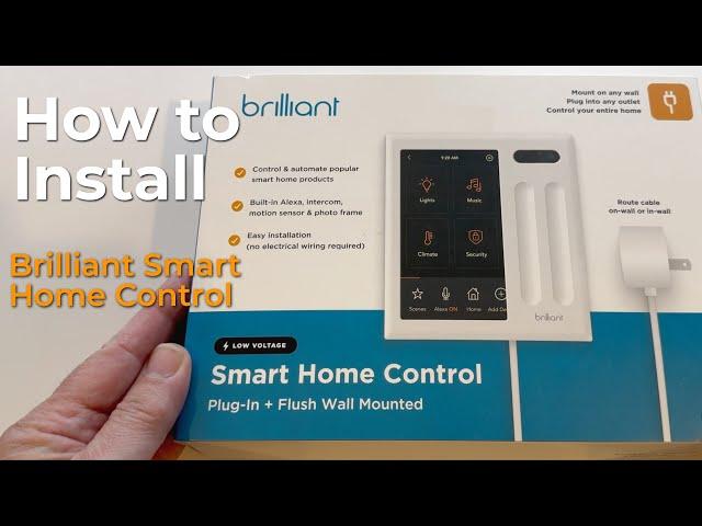 How to Install Brilliant Smart Home Control in 7 mins #howto #smarthome #homeautomation