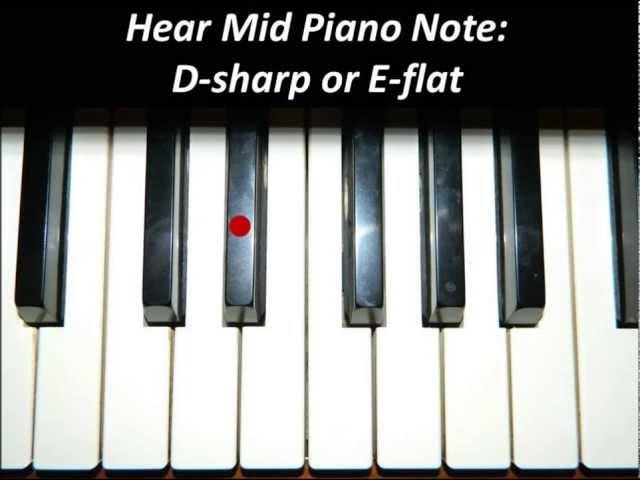 Hear Piano Note - Mid D Sharp or E Flat