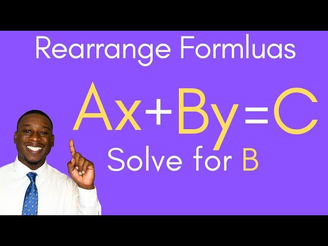 Rearrange Formulas & Isolate Variables: 8 Common Formulas!