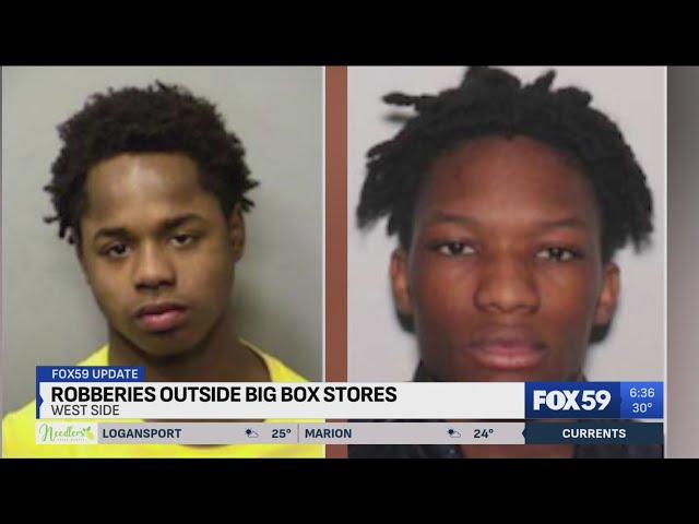 IMPD arrests two suspects for their alleged roles in a series of Walmart/Kroger robberies