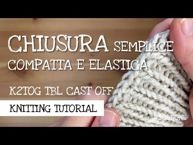 Chiusura SEMPLICE ELASTICA E COMPATTA a dritto ritorto