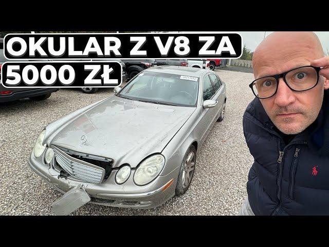 Mercedes E500 z aukcji. Ma 20 lat, a jest jak nowy!