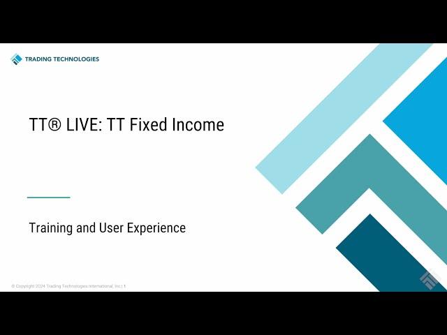 TT® Live: TT Fixed Income