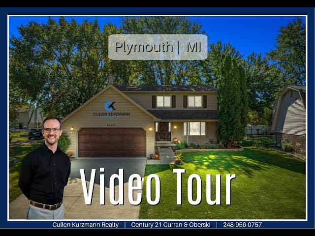 Video Tour - Plymouth, MI - Updated Colonial