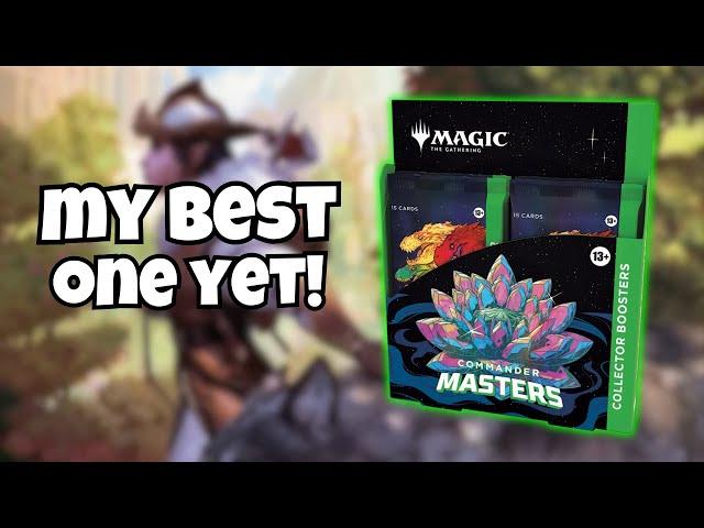 MTG Commander Masters Collector Booster Box Opening - My best one yet!