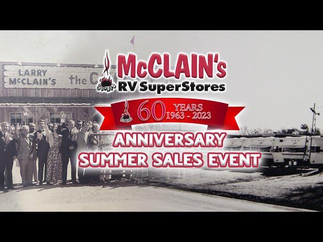 McClain's RV 60th Anniversary Summer Sales Event  Day 1