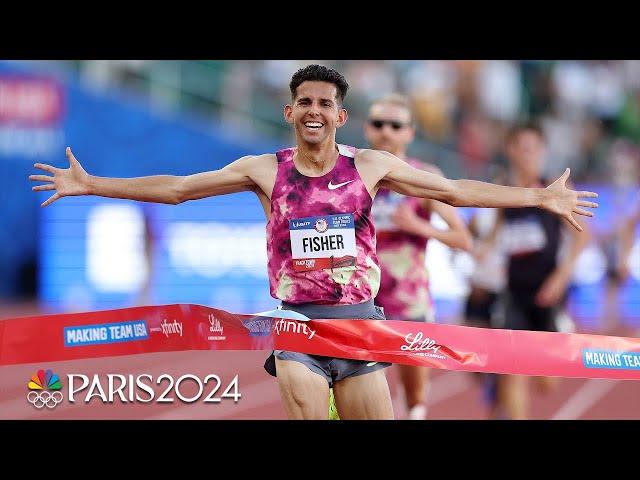 Grant Fisher, Woody Kincaid, Nico Young clinch 10,000m Olympic spots at U.S. Trials | NBC Sports