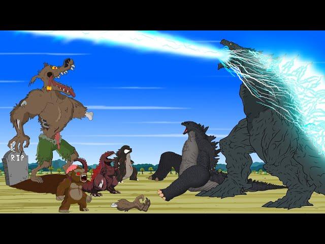 Rescue GODZILLA & KONG From ZOOMBIE Virus WEREWOLF: Returning from the Dead SECRET - FUNNY/ANIMATION