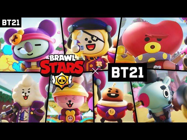 Brawl Stars x BT21 Skins are HERE!