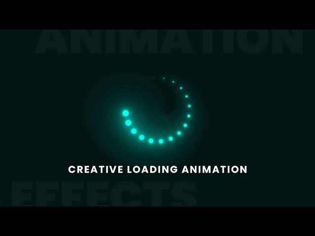 Creative CSS Loading Animations Effects | CSS Animation Tutorial for Beginners