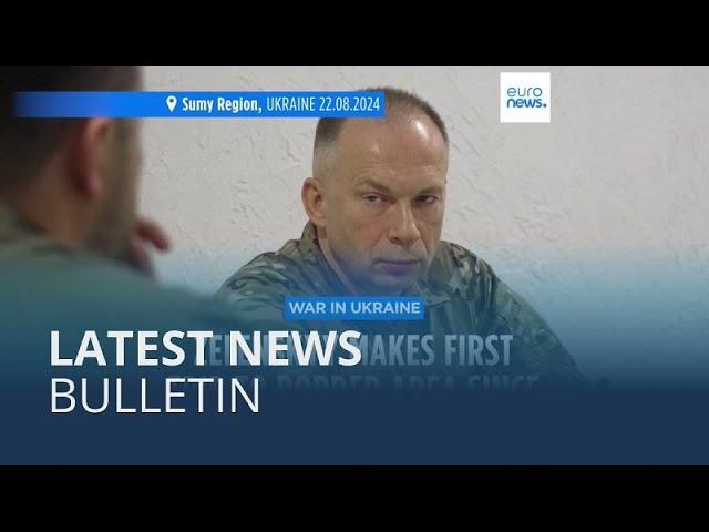 Latest news bulletin | August 23rd – Morning