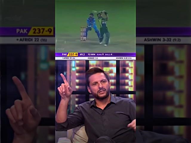 Shahid Afridi last over finish against India in asia cup 2014
