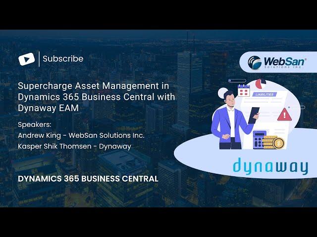 Supercharge Asset Management in Dynamics 365 Business Central with Dynaway EAM