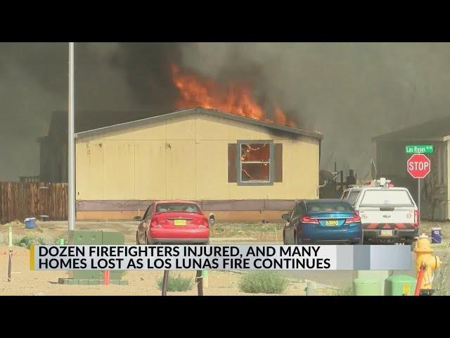 12 firefighters injured, multiple homes lost due to Cotton Fire
