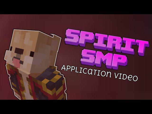 (SMP no longer exists) Spirit SMP Application Video | Kirbs428 | #spiritSMPapp