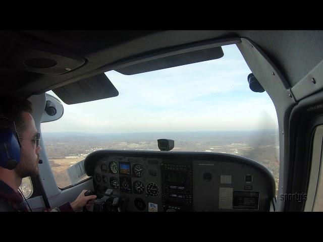 Shawn Wagner's first airplane solo at Sporty's Academy
