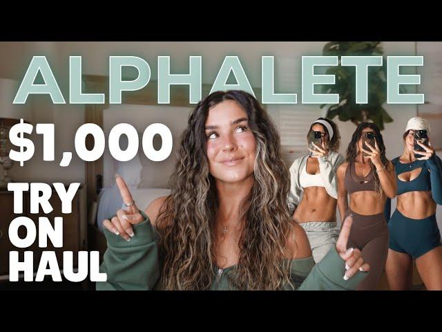 $1,000 Alphalete Try On Haul | 80% OFF BLACK FRIDAY SALE