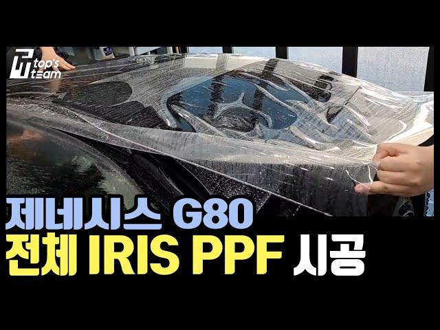 제네시스 G80 전체 PPF 시공