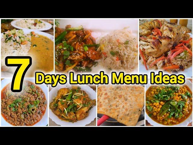 7 Days Pakistani Lunch Ideas By Food & Life | Monday To Sunday Lunch Menu Ideas