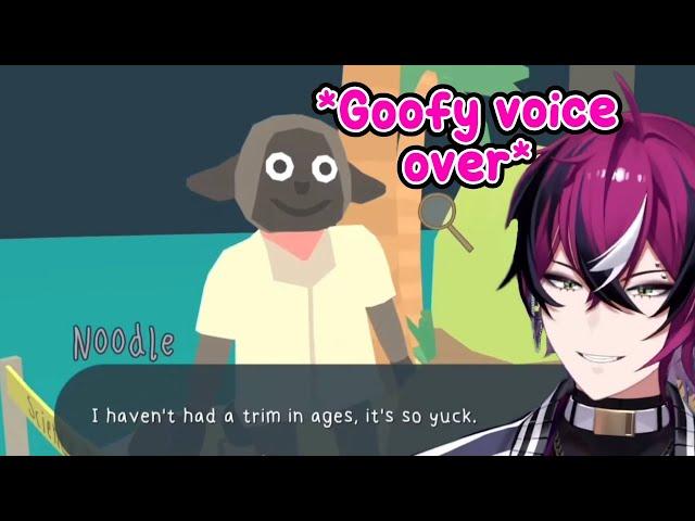 Doppio can't hold his laugh over his own voice over | NIJISANJI EN Clips