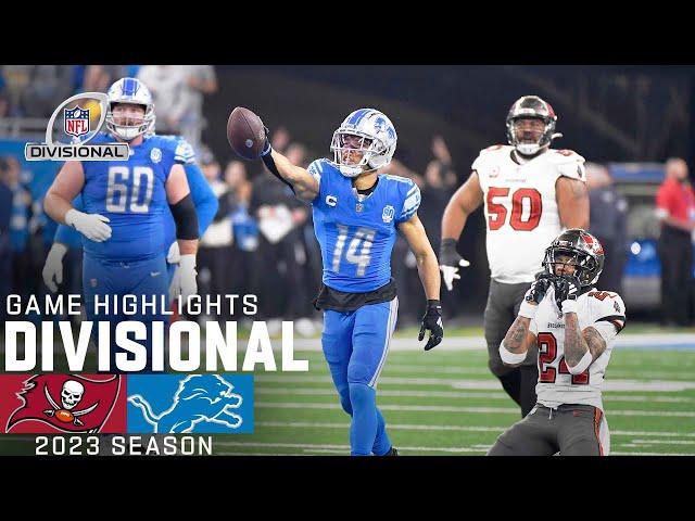 Tampa Bay Buccaneers vs. Detroit Lions Game Highlights | NFL 2023 Divisional Round