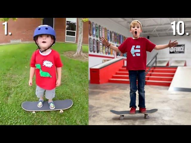 0 TO 10 YEARS OLD SKATEBOARDING JOURNEY / Ryden Schrock