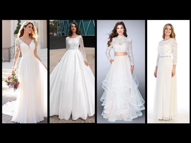 Gorgeous And Fabulous Stylish White Designer Evening Gown Dresses Collection 2020 /21