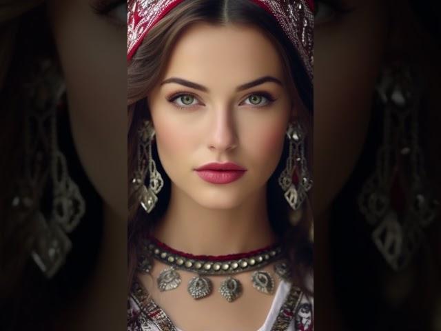 Serbian Splendor      Beautiful Serbian Ethnic Woman Cultural Portrait by Global Facescapes