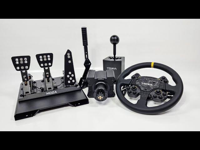 MOZA RACING STEERING WHEEL - UNBOXING & GAMEPLAY