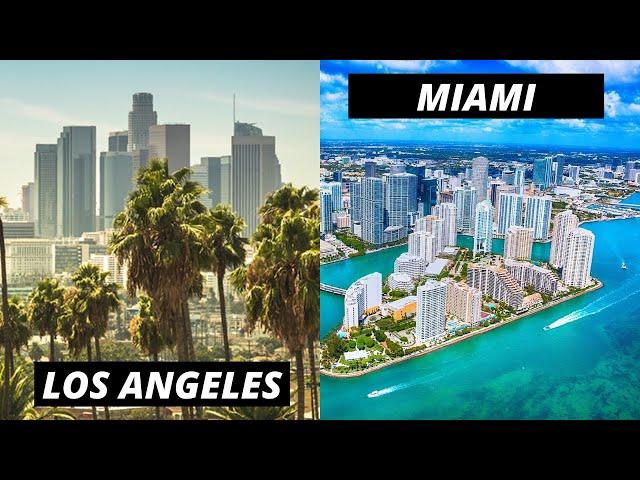 Living in LOS ANGELES vs MIAMI | The Tale of 2 RIDICULOUS Cities!