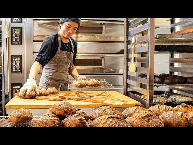 Amazing Japanese baker skills！A Day in the Life of a local Japanese Bakery