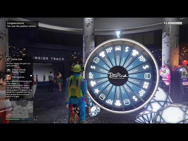 GTAO : casino wheel - Pegassi Torero