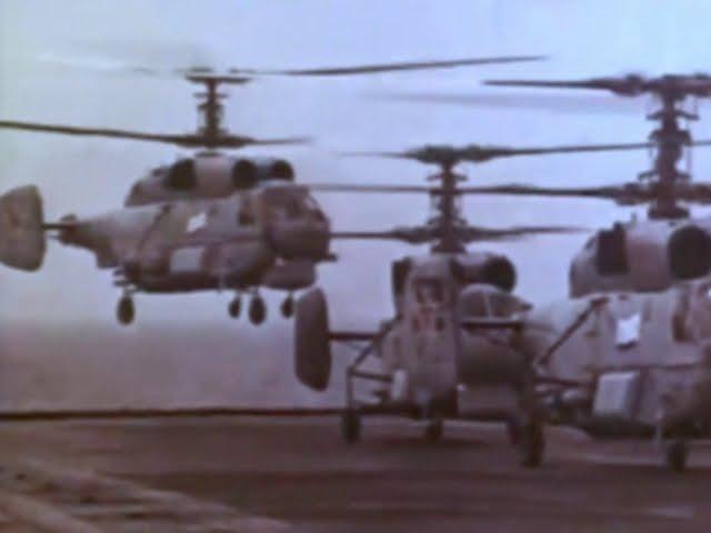 Soviet Navy Ka-27 helicopters