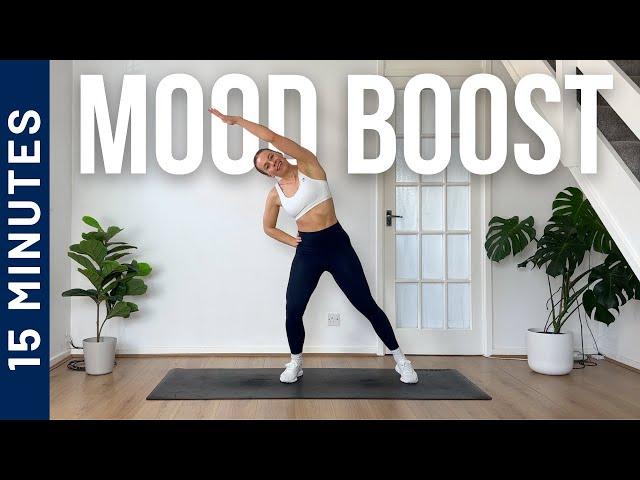 MOOD BOOSTING HIIT WORKOUT (15 MIN) - All Standing Exercises