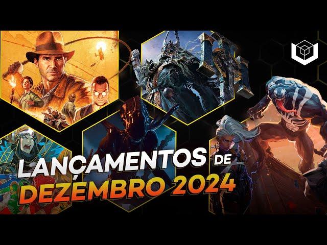 Lançamentos de games de DEZEMBRO 2024 - Calendário VOXEL