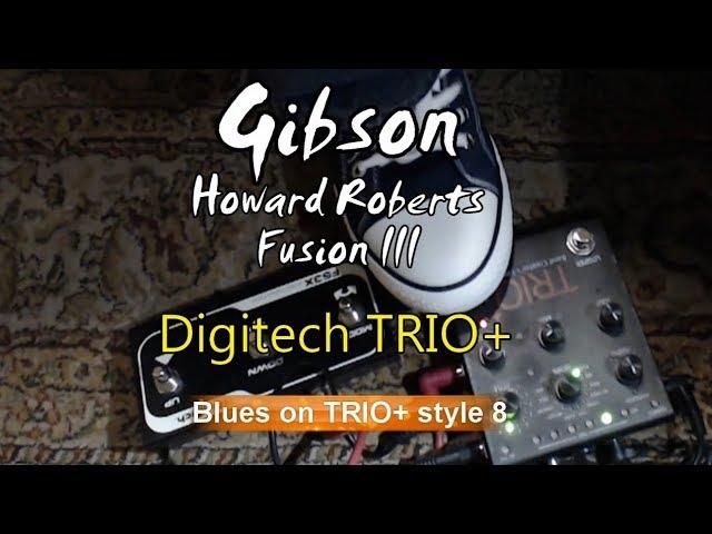 Blues from scratch with Digitech TRIO+ Blues (style 8)