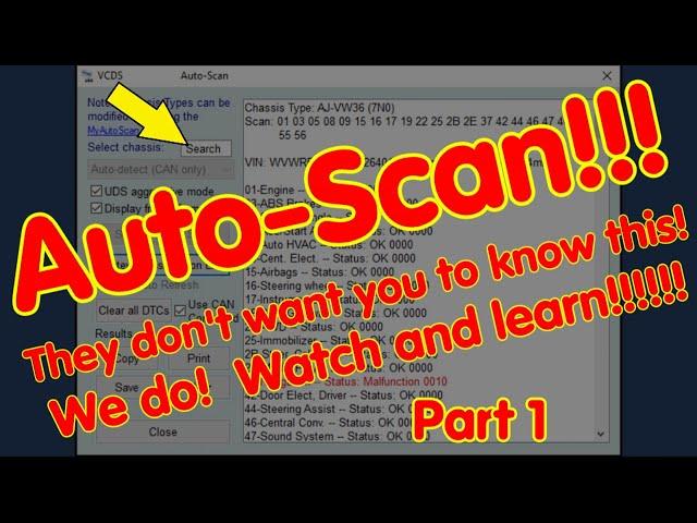 VCDS Auto-Scan, part 1 of 2