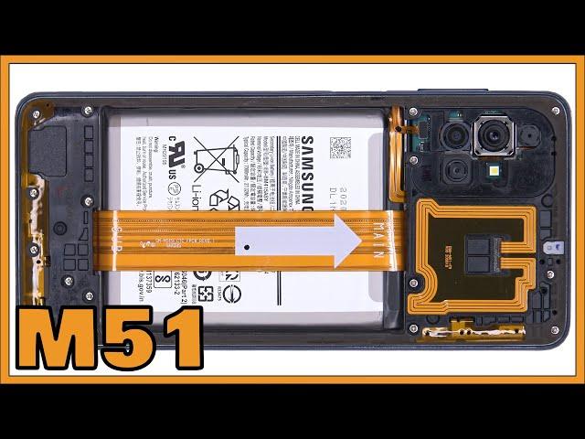 Samsung Galaxy M51 Disassembly Teardown Repair Video Review