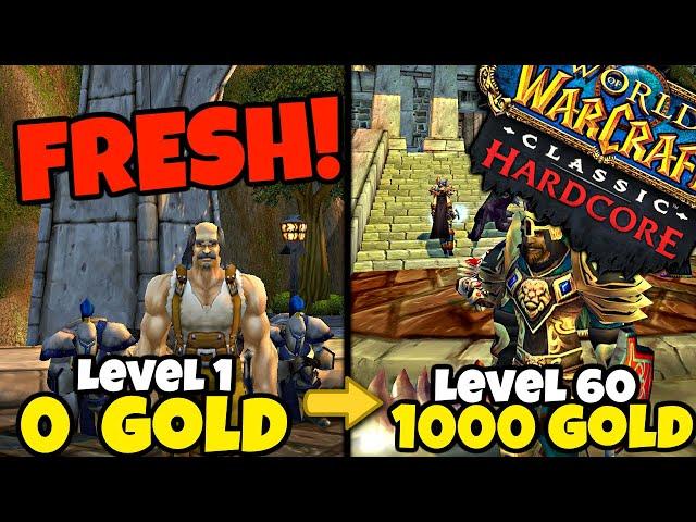 Farm Gold While Leveling on FRESH Classic WoW Servers (Fresh Vanilla WoW 2024 & 2025)