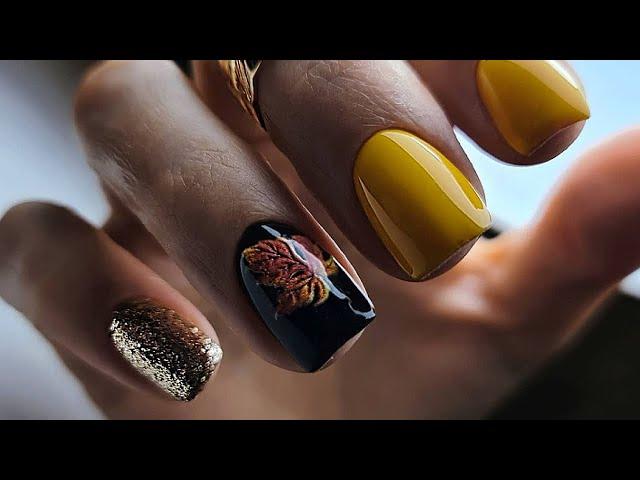 Осенний  маникюр на короткие ногти | Nail Design ideas | Autumn manicure for short nails