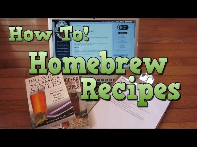 How to Find Great Homebrew Recipes?