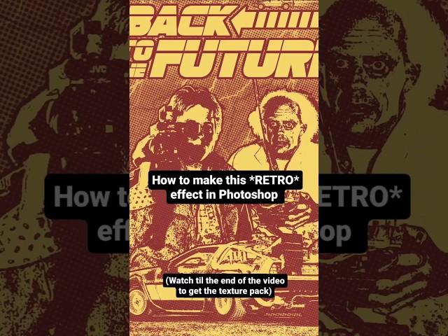 *HOW TO MAKE A RETRO EFFECT IN PHOTOSHOP* #tutorial #photoshoptutorial #photoshop #retro #vintage