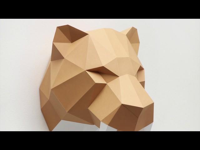 How to make a SabreTooth Tiger | Assembli Papercraft DIY