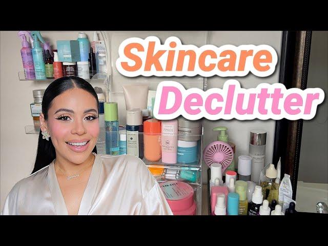 Decluttering my entire SKINCARE COLLECTION 🫧️