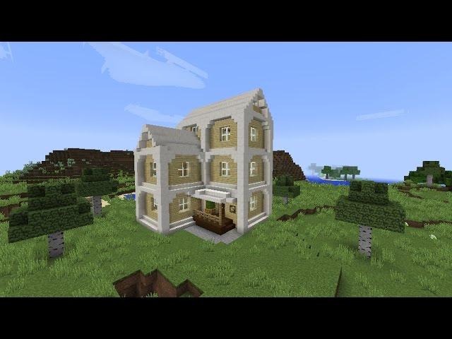 Как построить красивый городской домик в minecraft - туториал