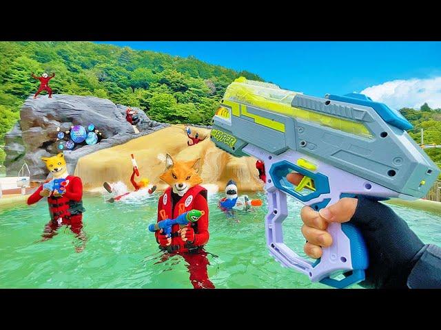 Nerf War | Water Park & SPA Battle 5 (Nerf First Person Shooter)