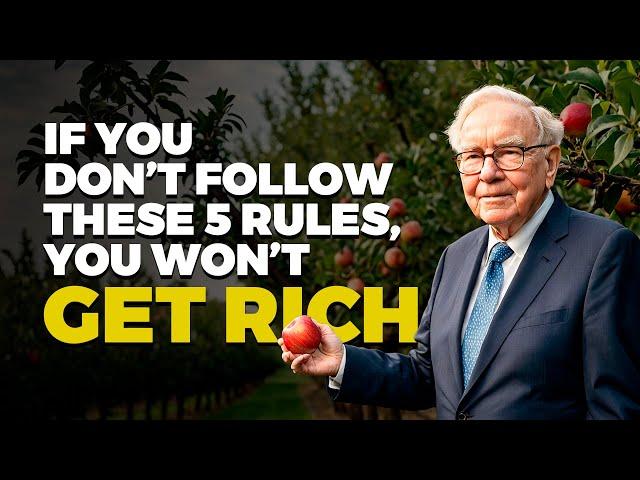 INVEST LIKE A BILLIONAIRE! WARREN BUFFETT'S 5 GOLDEN RULES FOR 2025