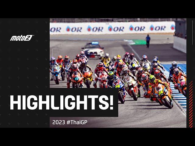 Moto2™ Race Highlights  | 2023 #ThaiGP